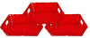 3 pack PE Basket Black, Size:13 x 9.84 x 5.91" H Red