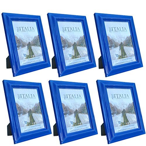 ITALIA 6 Pack BR 5x7"  Frame Blue