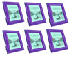 ITALIA 6 Pack BR 5x7" frame Purple PVC