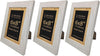 ITALIA 3 Pack Quality MDF Material Frame 6 x 8" Moulding size 4X1.5 CM