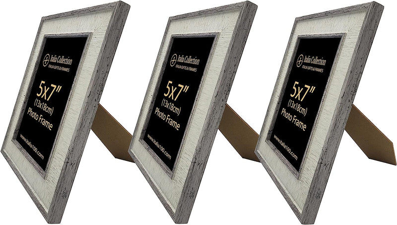 ITALIA 3 Pack Quality PS Material Frame  5 x 7" Moulding size 3.6X1.5 CM