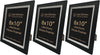 ITALIA 3 Pack Quality MDF Material Frame  8 x 10" Moulding size  3.2X2.5 CM